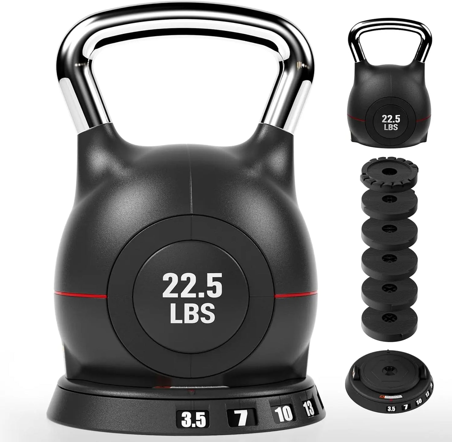 7-in-1 Adjustable Kettlebell