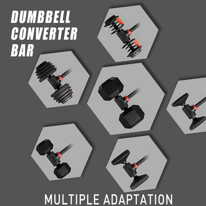 Adjustable Dumbbell to Barbell Set