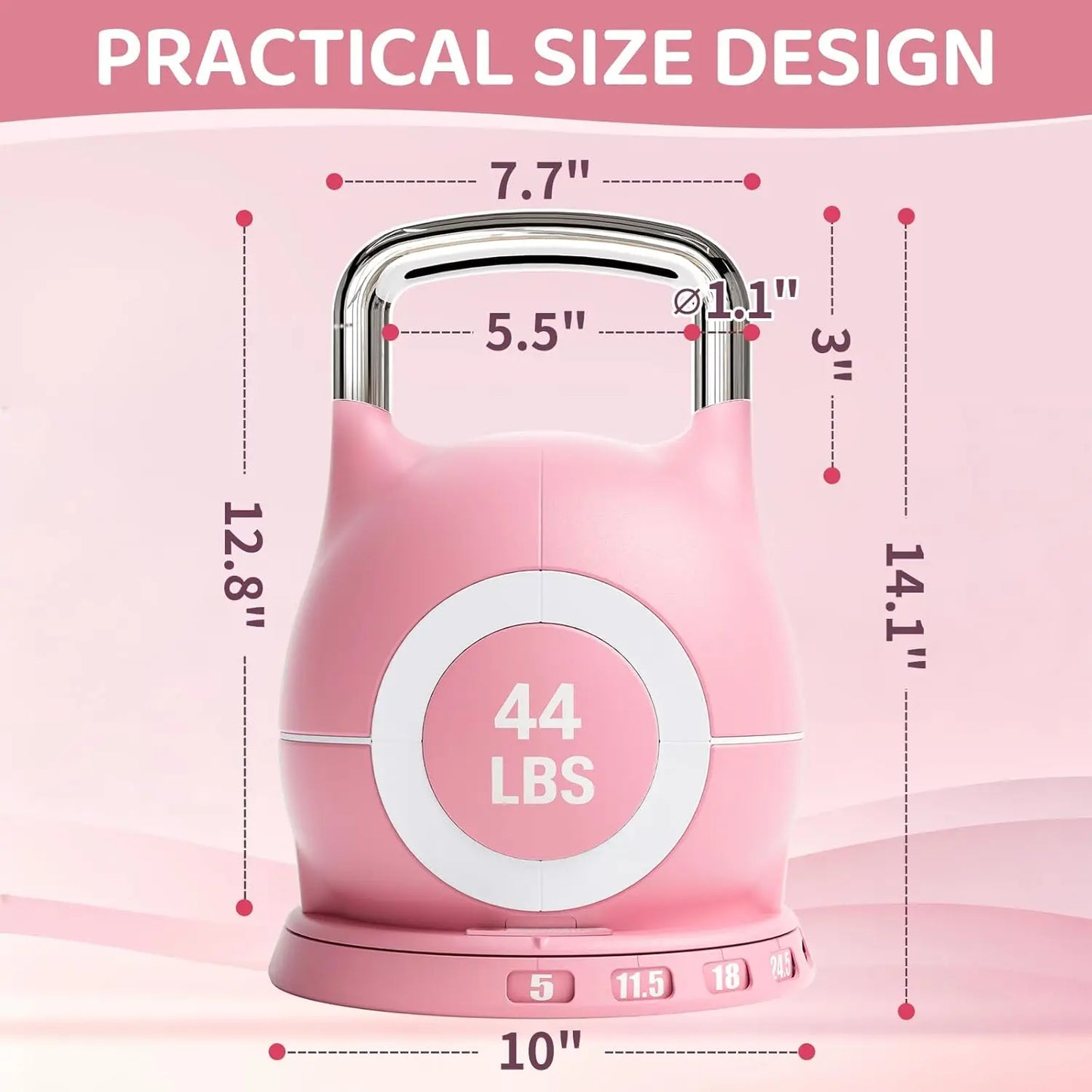 7-in-1 Adjustable Kettlebell